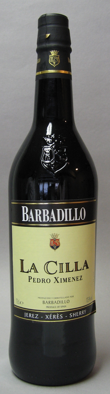 Sherry Pedro Ximenez La Cilla
Barbadillo, Sanlúcar de Barrameda