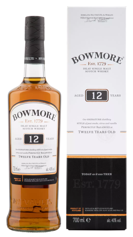 Bowmore 12 years old
Single Islay Malt