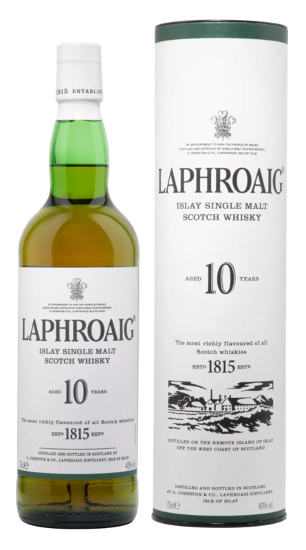 Laphroaig 10 years old
Single Islay Malt