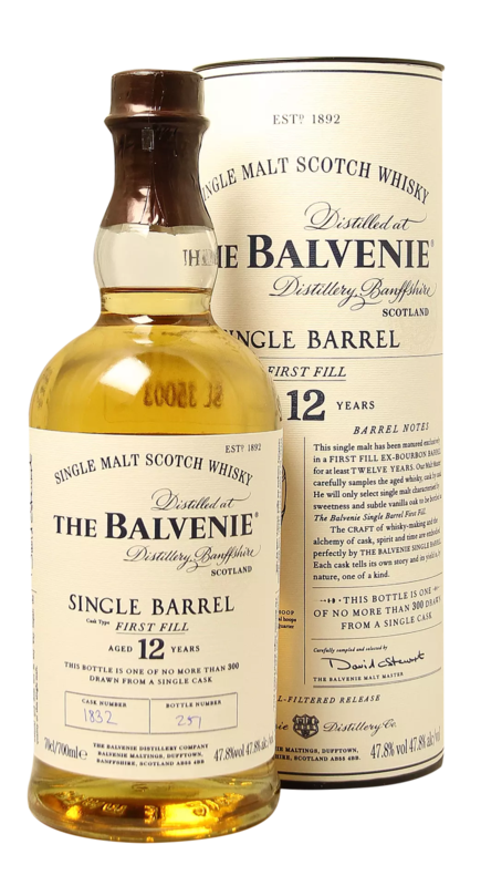 Balvenie Single Barrel First Fill
12 years old Single Malt, Speyside