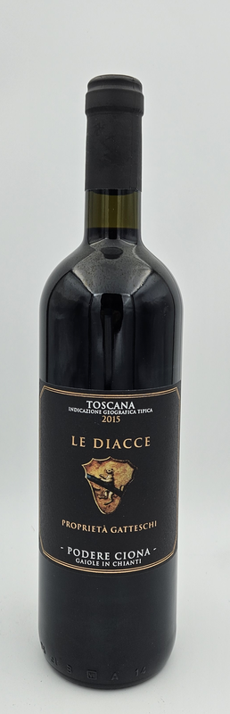 Le Diacce, Merlot Rosso Toscana IGT
Podere Ciona, Gaiole in Chianti