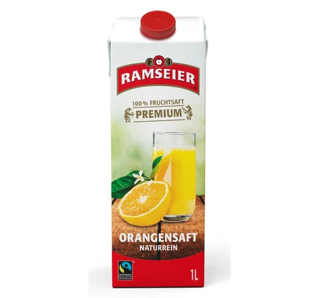 Orangensaft Max Havelaar, Ramseier Tetra-Edge
