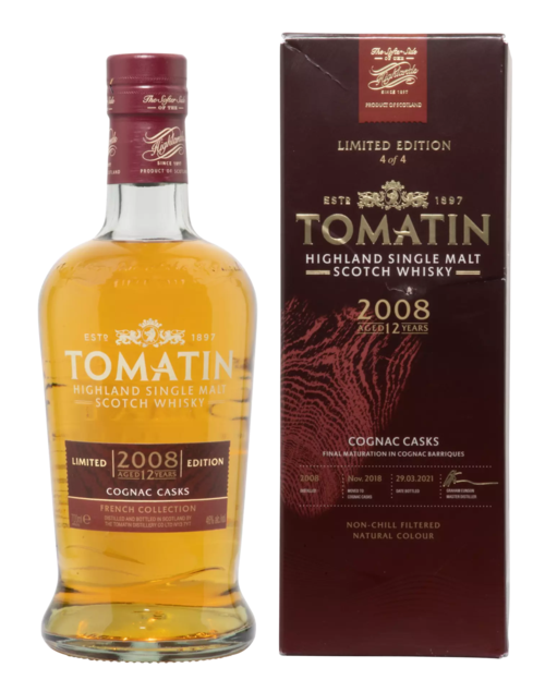 Tomatin Highland Single Malt Whisky French Collection
Cognac Casks