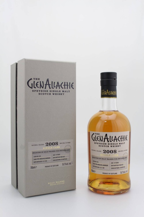 The GlenAllachie 2008 Cask 414 Moscatel Barrique
Speyside Single Malt