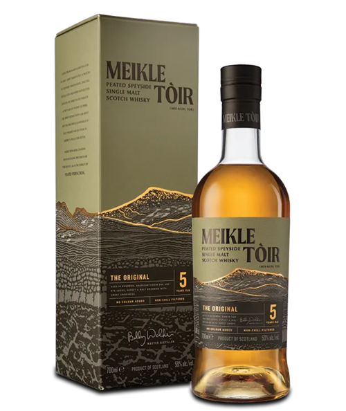 Meikle Tòir Peated Speyside Single Malt Scotch
The Original 5 years old