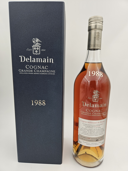 Cognac Delamain Jahrgangsabfüllung 1988 - mise 2018
